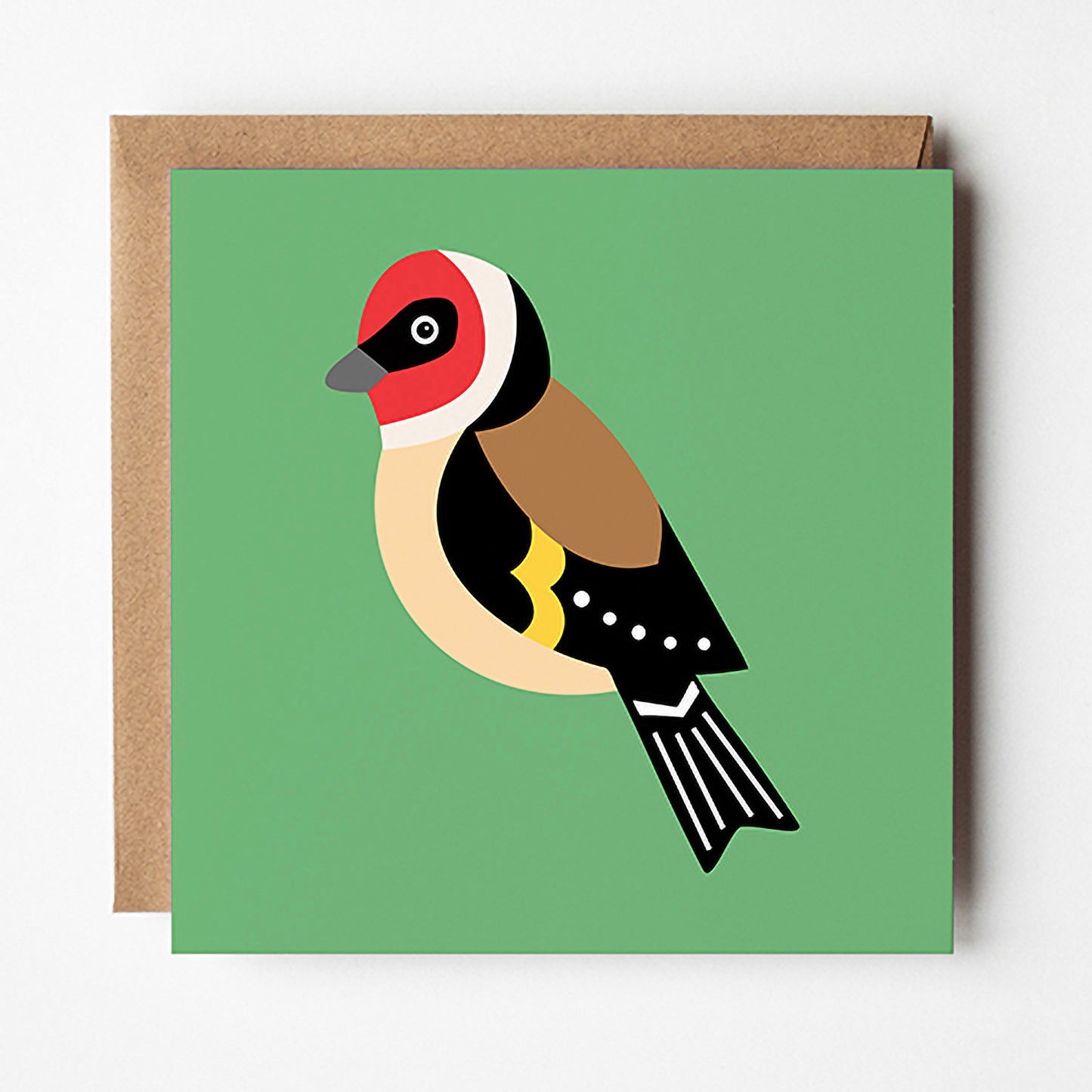 Goldfinch greeting card with envelope