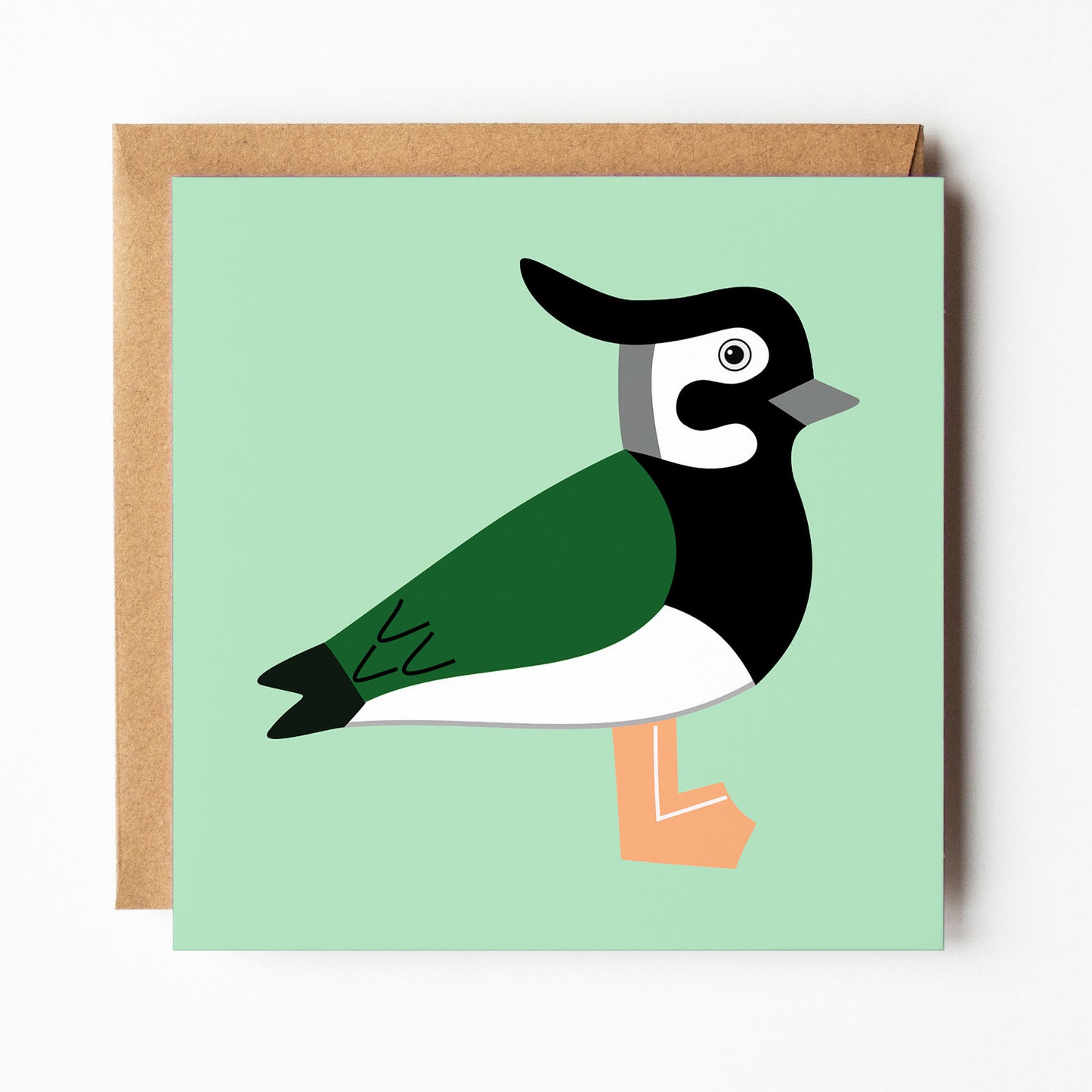 Lapwing greeting card with envelope